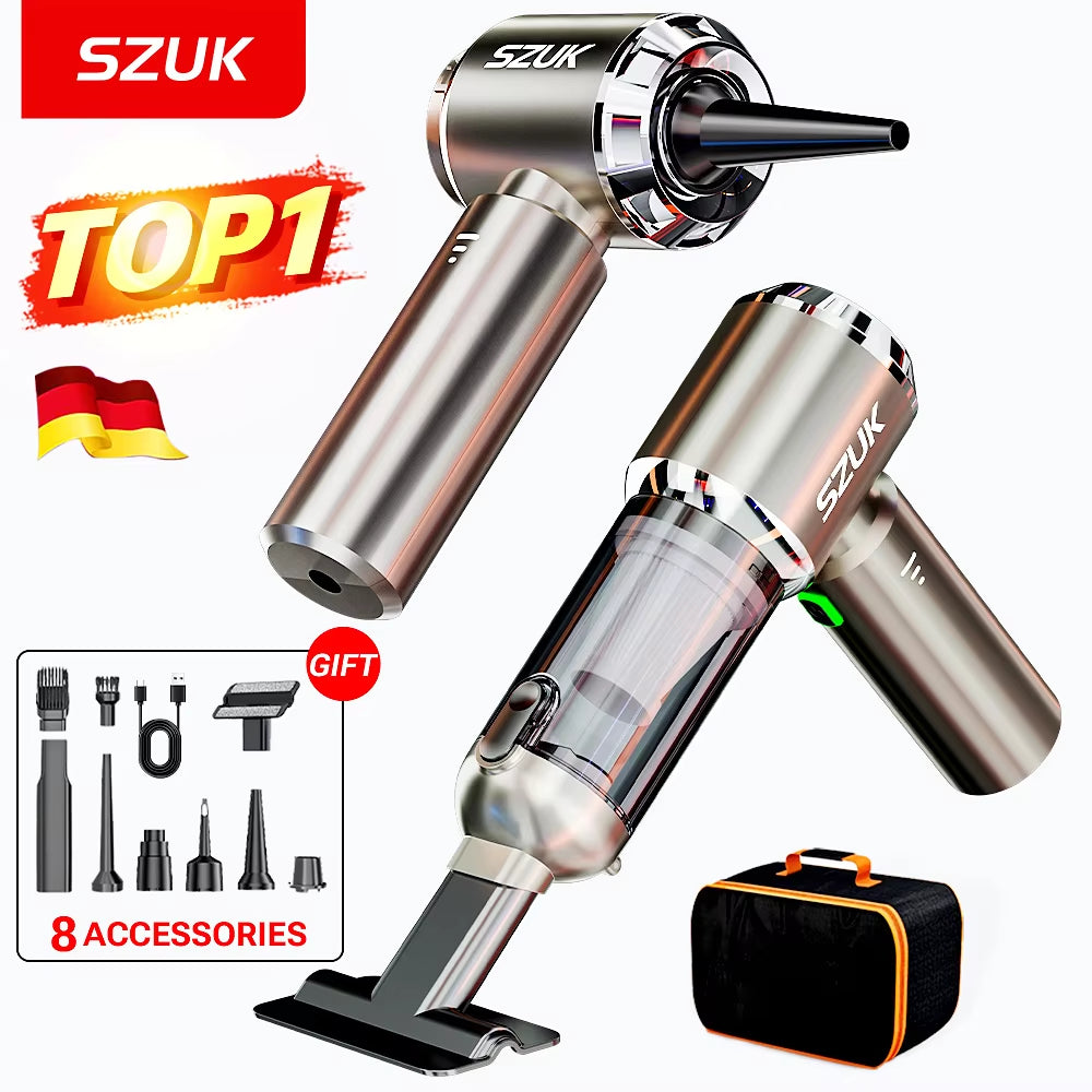 New Mini Car Vacuum Cleaner 985000Pa Wireless Vacuum Cleaner Powerful Suction Handheld Portable Vacuum Cleaner for Car