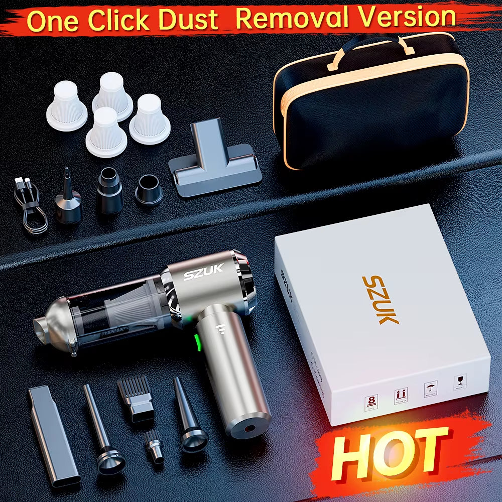 New Mini Car Vacuum Cleaner 985000Pa Wireless Vacuum Cleaner Powerful Suction Handheld Portable Vacuum Cleaner for Car